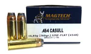 Magtech .454 Casull SJSP, 260grs