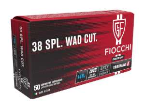 Fiocchi .38 Special LWC, 148grs