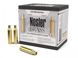 Nosler Brass .243 Winchester, 50kos