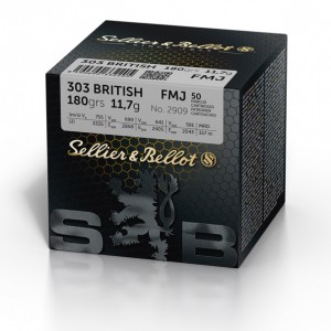 Sellier & Bellot .303 British FMJ, 180grs