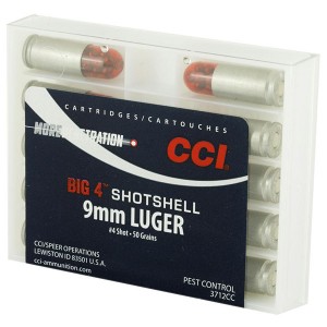 CCI 9mm Luger BIG 4, Shotshell