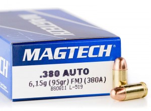 Magtech .380 Auto FMJ, 95grs