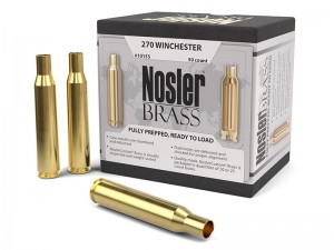 Nosler Brass .270 Winchester, 50kos