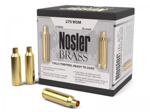 Nosler Brass .270 WSM, 25kos