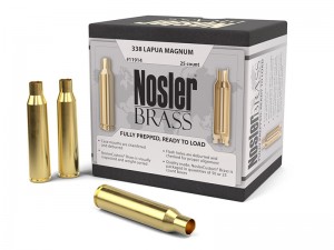 Nosler Brass .338 Lapua Magnum, 25kos