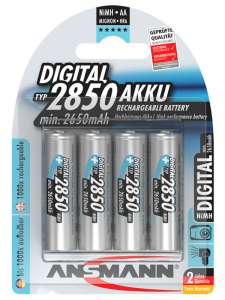 Polnilne baterije Ansmann Digital AA 2850mAh