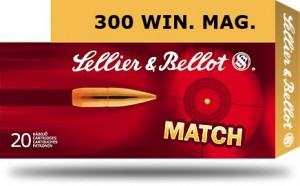 Sellier & Bellot .300 Win Mag HPBT Match, 168grs